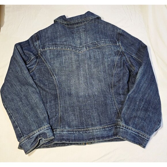 WAK Women's 18/20W Denim Zip Up Jean Jacket - Picture 6 of 8